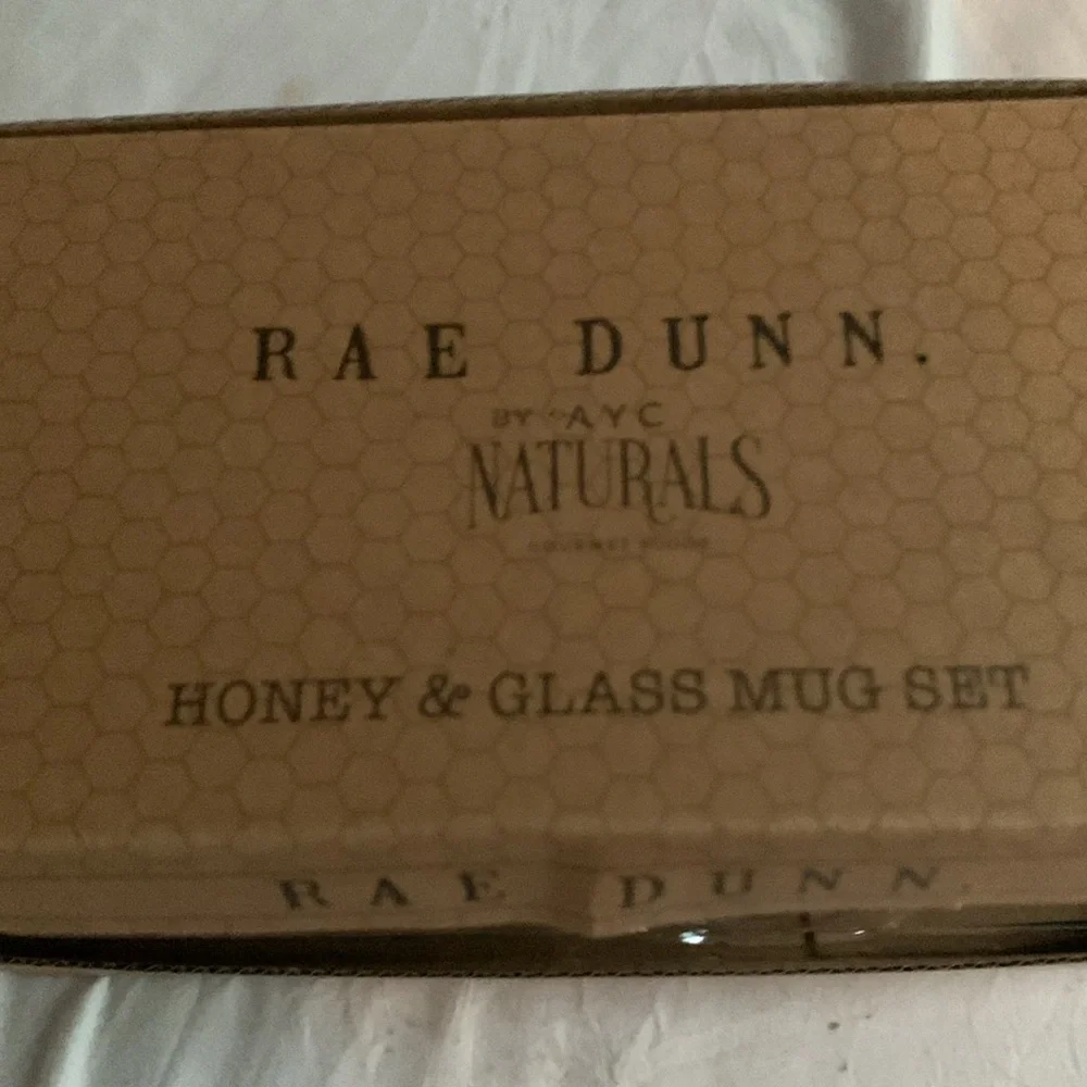 New Rae Dunn glass mug‎ - Picture 2 of 4